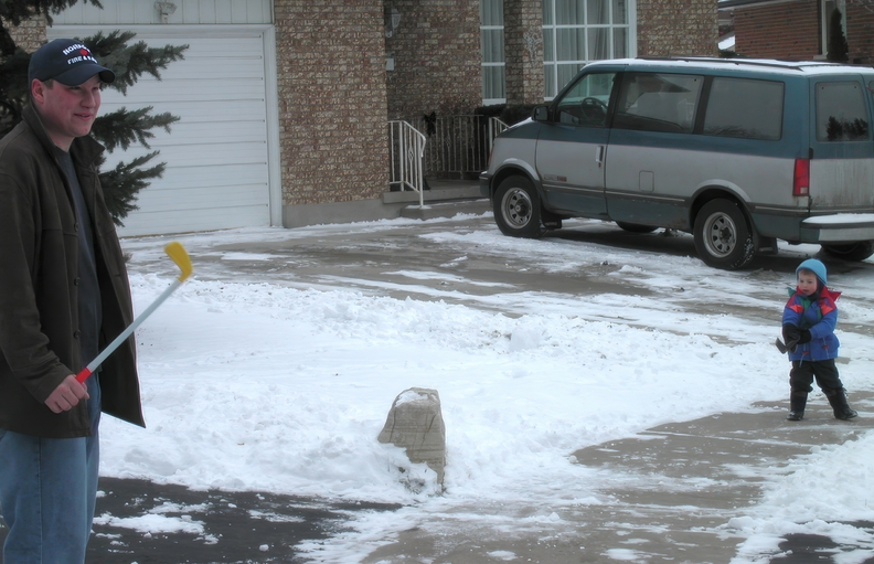 Hett, Steve; Thomas driveway hockey