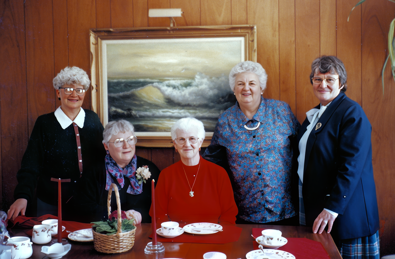 Forler, Lil; Betty Hett; Joanne; unknown; Mary Ellen Kirkland 1993-topaz-upscale-1500h-face-color